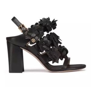 Tory Burch Blossom Nappa Leather Sandals 8.5